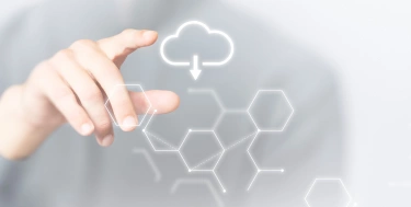 Cloud-System Tablet Hintergrund